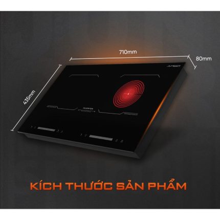 Bếp từ kết hợp hồng ngoại Junger MK-24 lắp âm 4 kich thuoc bep tu ket hop hong ngoai junger mk 24 lap am