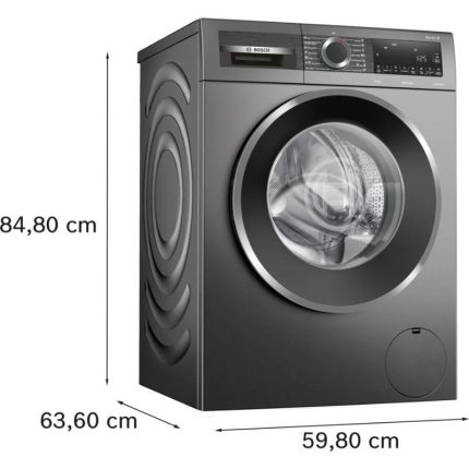 Máy giặt độc lập Bosch WGG25401SG 10kg 4 Kích thước Máy giặt độc lập Bosch WGG25401SG 10kg