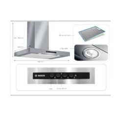 Máy hút mùi treo tường Bosch DWB07W651