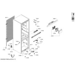 Tủ lạnh Bosch KGE49AI31 4 Kích thước tủ lạnh Bosch KGE49AI31