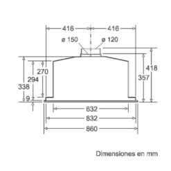 Máy hút mùi âm tủ Bosch DHL885C 6 Kích thước Máy hút mùi âm tủ Bosch DHL885C