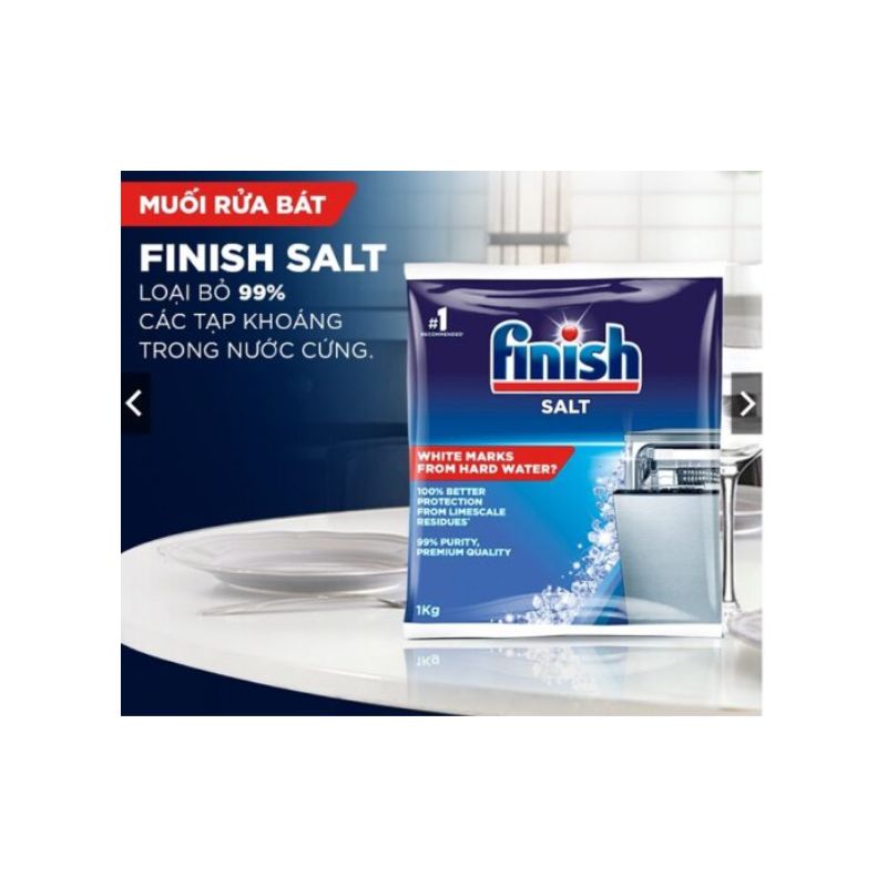 Muối rửa bát Bosch Finish Salt 1Kg Muối rửa bát Bosch Finish Salt 1Kg