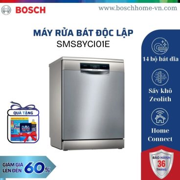 Máy rửa chén bát Bosch SMS8YCI01E serie 8