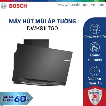 Máy hút mùi áp tường Bosch DWK91LT60 Serie 8