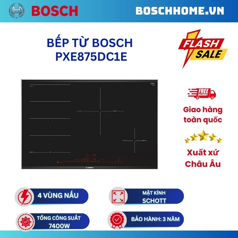 Bếp từ Bosch PXE875DC1E