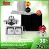COMBO 18: Bếp từ Teka IZF 6424 + hút mùi DSJ 750 + chậu Classic 2B 86 + vòi ARES + bộ nồi MC1702 Harmony 1 Combo Teka IZF 64241
