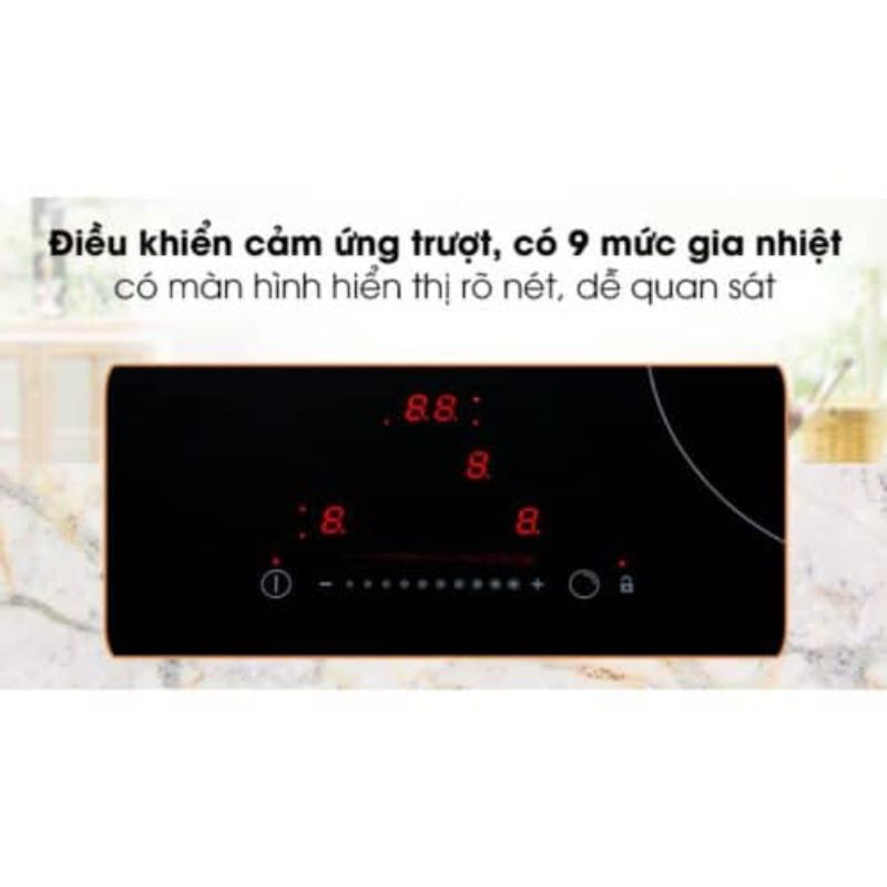 Bảng điều khiển bếp điện 3 vùng nấu Hafele HC-R603D 536.01.901 Bảng điều khiển bếp điện 3 vùng nấu Hafele HC-R603D 536.01.901