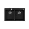 Chậu đá rửa chén bát Teka FORSQUARE 2B 790 BLACK 2 Chậu đá rửa chén bát Teka FORSQUARE 2B 790 BLACK
