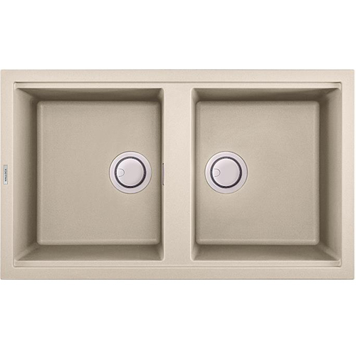 Chậu rửa đá Granite Malloca màu kem Bianco G45062