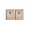 Chậu rửa bát Teka Forsquare 2B 790 Beige 115260016 1 Chậu rửa bát Teka Forsquare 2B 790 Beige