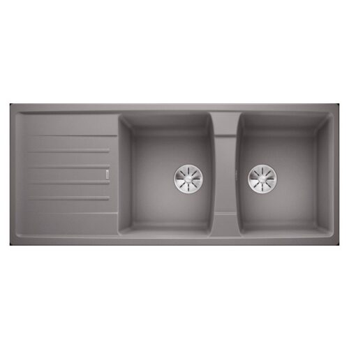Chậu rửa chén Blanco LEXA 8S Alu Metalic 3 chau rua blanco lexa 8 s alu metallic