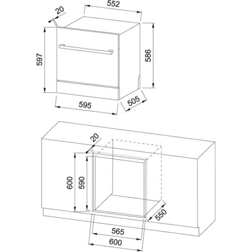 Máy rửa chén âm tủ Franke Onyx FDWS 608 A+ XS 117.0520.635 3 franke onyx fdws 608 a xs 1