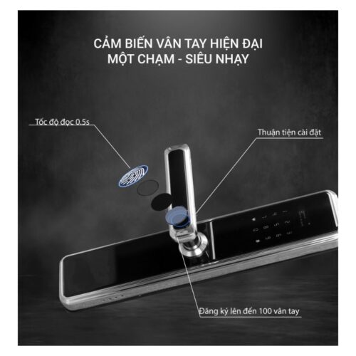Khoá vân tay Chefs EH-A15SB 4 Khoá vân tay Chefs EH-A15SB