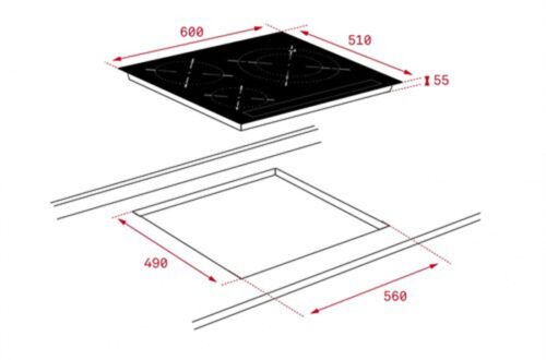 Bếp từ TEKA IZC 63320 BK MSS 112510012 4 teka izc 63320 bk mss 1
