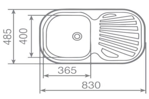 Chậu rửa inox TEKA STYLO 1B.1D 10107018 4 teka stylo sink 1b 1d