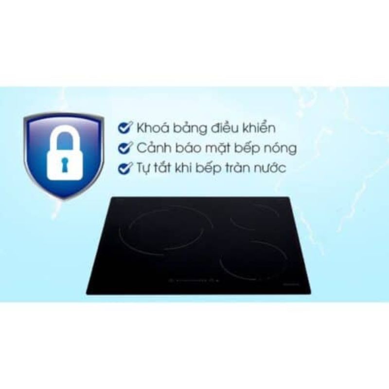 Tính năng bếp điện 3 vùng nấu Hafele HC-R603D 536.01.901 Tính năng bếp điện 3 vùng nấu Hafele HC-R603D 536.01.901