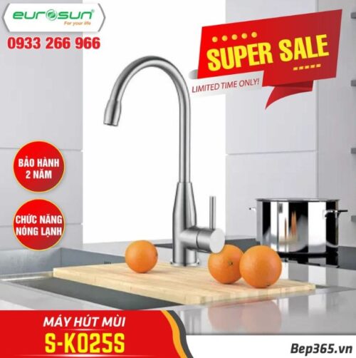 COMBO 7: Chậu rửa bát Eurosun EU-10545S + Vòi rửa bát Eurosun SKYLAND S-K025S 3 S K025S