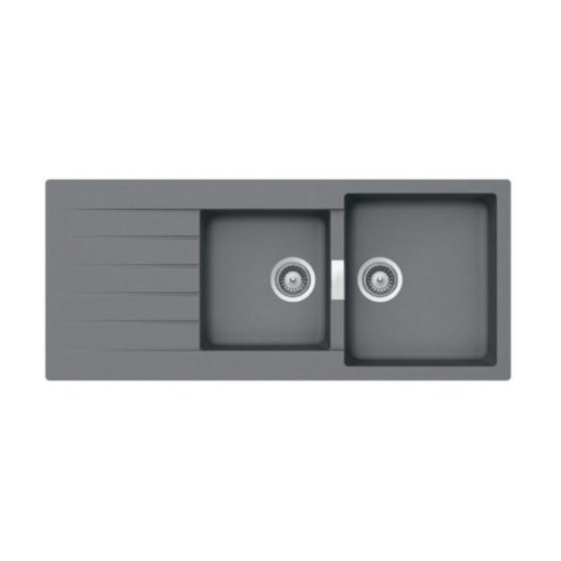 chau-rua-da-hafele-hs19-ged2s80-570-35-570-mau-xam Chậu rửa đá Hafele HS19 - GED2S80 570.35.570 màu xám