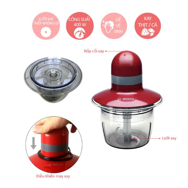 Máy xay thịt Bosch MMR08R2 Máy xay thịt Bosch MMR08R2