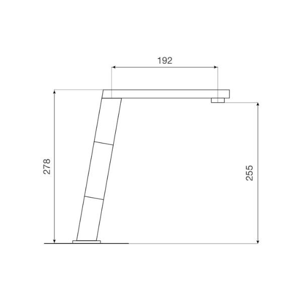 vKích thước của Vòi rửa bát Malloca K131GR Kích thước của Vòi rửa bát Malloca K131GR