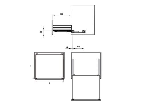 Bộ Rổ Xoong Nồi Cappella 900mm Hafele 549.08.034 5 bo ro xoong noi cappella 900mm hafele 549.08.034 3