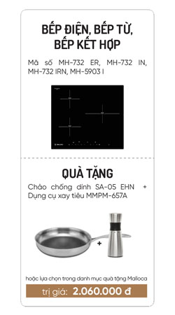Cùng MALLOCA rinh quà tặng KHỦNG trị giá tới 30 triệu đồng 3 khuyen mai malloca bep dien 1