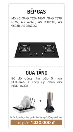 Cùng MALLOCA rinh quà tặng KHỦNG trị giá tới 30 triệu đồng 4 khuyen mai malloca bep gas