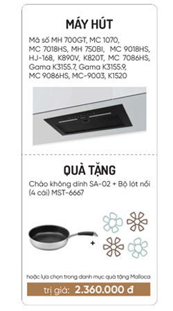 Cùng MALLOCA rinh quà tặng KHỦNG trị giá tới 30 triệu đồng 6 khuyen mai malloca hut mui 1