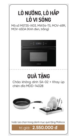 Cùng MALLOCA rinh quà tặng KHỦNG trị giá tới 30 triệu đồng 8 khuyen mai malloca lo nuong