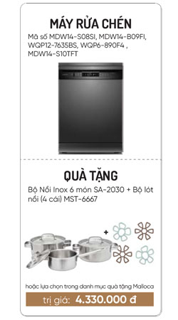 Cùng MALLOCA rinh quà tặng KHỦNG trị giá tới 30 triệu đồng 12 khuyen mai malloca may rua bat 1