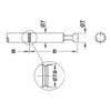 Chốt Đôi Khoảng Cách B34mm Hafele 262.28.786 2 262 28 786 1