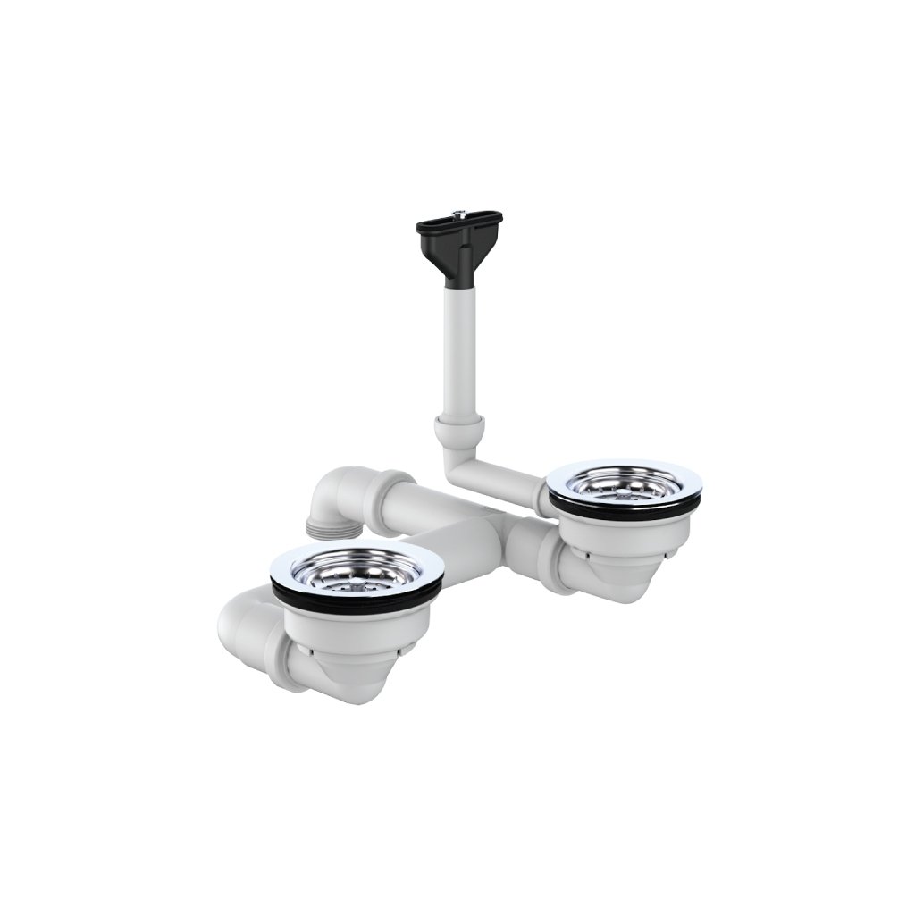 570-35-915 Bộ Xả Chậu Rửa Chén 2 Hộc Hafele 570.35.915