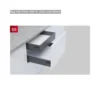 Bộ phụ kiện chia hộc tủ Hafele 552.55.315 1 Bộ phụ kiện chia hộc tủ Hafele 552.55.315
