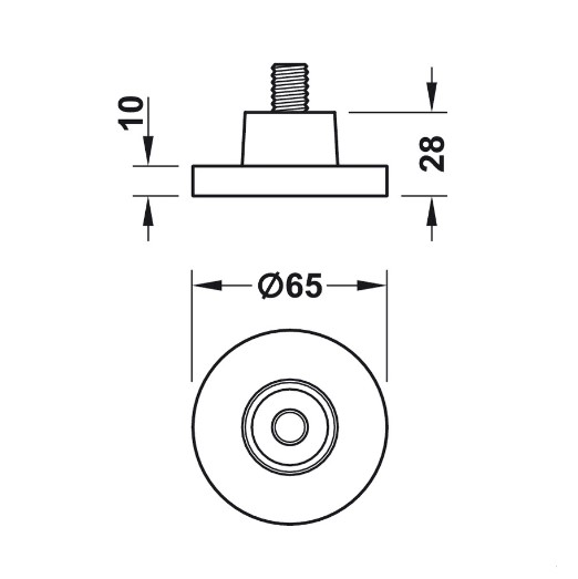Kích thước của Bas gắn tường nhà vệ sinh công cộng Hafele 988.98.000 Kích thước của Bas gắn tường nhà vệ sinh công cộng Hafele 988.98.000