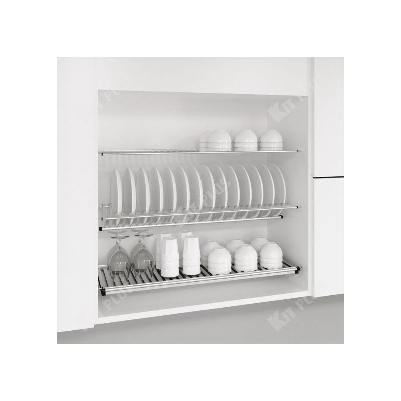 Giá bát cố định 3 tầng chữ V Kit Plus DK12A.85 Giá bát cố định 3 tầng chữ V Kit Plus DK12A.85