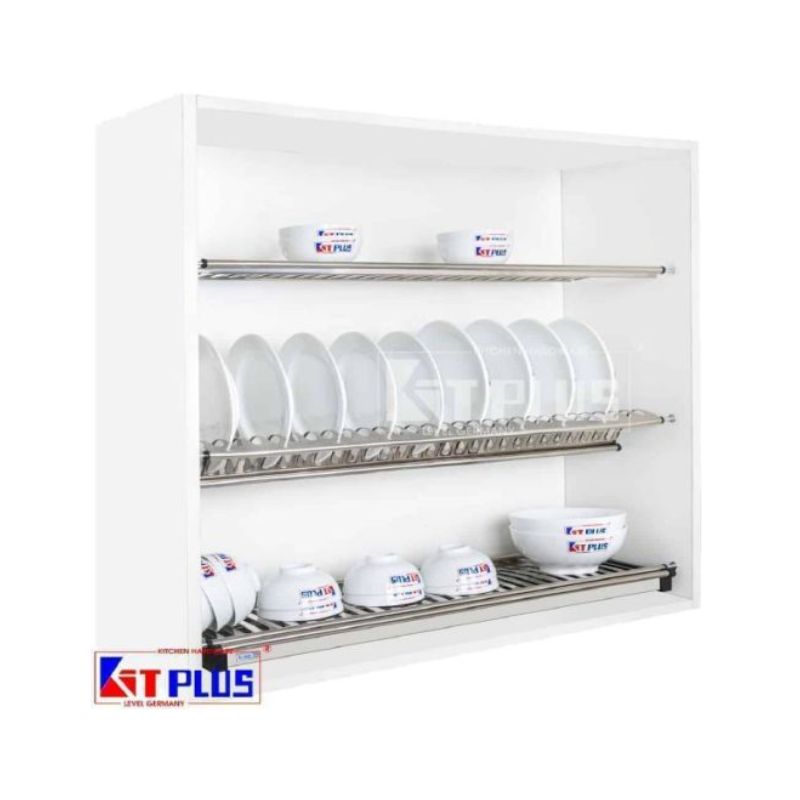 Giá bát cố định 3 tầng chữ V Kit Plus DK12A.85 Giá bát cố định 3 tầng chữ V Kit Plus DK12A.85