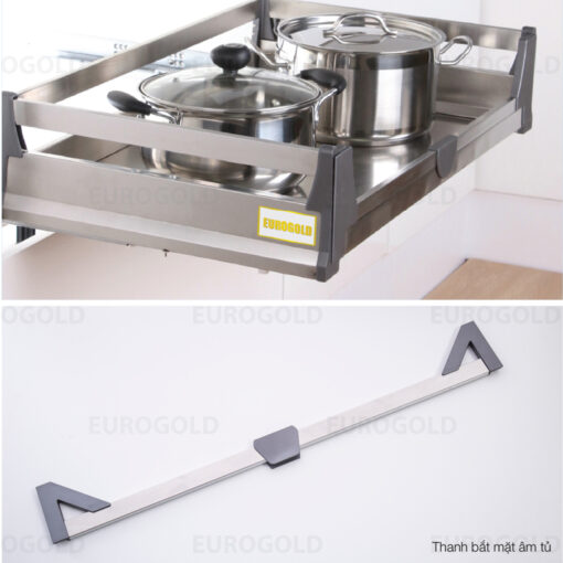 Giá xoong nồi, bát đĩa tủ dưới Eurogold EU131.750 3 Giá xoong nồi, bát đĩa tủ dưới Eurogold EU131.750