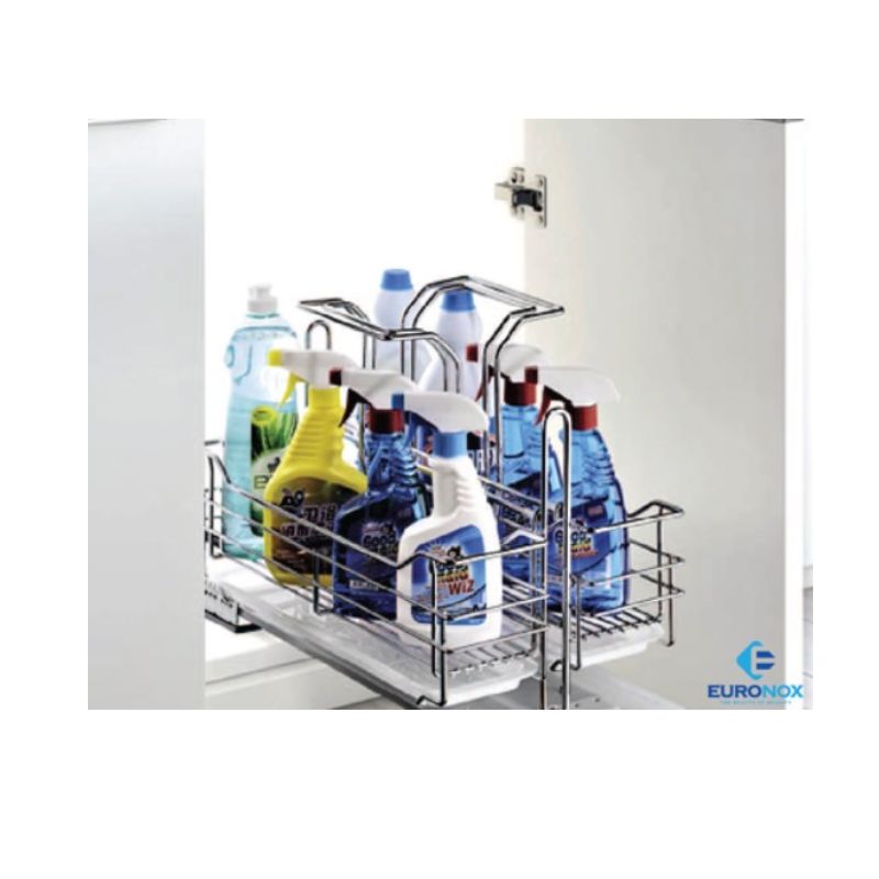Kệ đựng chất tẩy rửa inox nan kết hợp nhựa Eronox EU3-350S-304 Kệ đựng chất tẩy rửa inox nan kết hợp nhựa Eronox EU3-350S-304