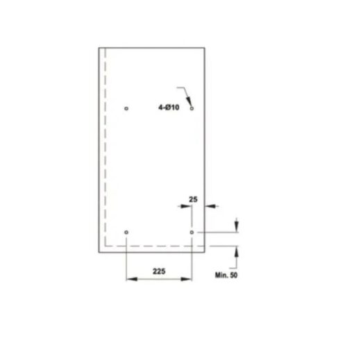Rổ bát đĩa không khung Presto Hafele 544.40.025 Inox 304 3 Kích thước của Rổ bát đĩa không khung Presto Hafele 544.40.025 Inox 304