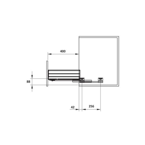 Rổ đựng bát đĩa Cappella 700mm Hafele 549.08.011 5 Rổ đựng bát đĩa Cappella 700mm Hafele 549.08.011