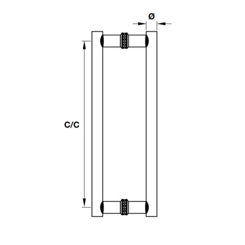 Tay nắm kéo đẩy chữ H 1200mm Hafele 903.01.846 3 Kích thước của Tay nắm kéo đẩy chữ H 1200mm Hafele 903.01.846