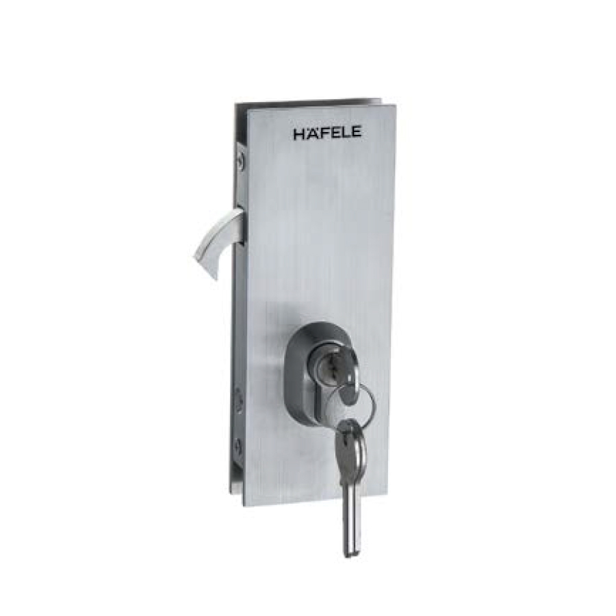 Thân khóa cửa trượt kính mở trái Hafele 981.59.100 Thân khóa cửa trượt kính mở trái Hafele 981.59.100