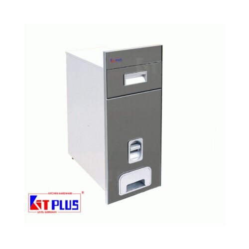 Thùng gạo mặt gương bạc Kit Plus RB.29A 3 Thùng gạo mặt gương bạc Kit Plus RB.29A