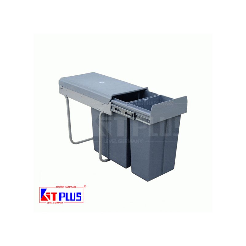 Thùng rác ray trượt 2 ngăn Kit Plus DF.30 Thùng rác ray trượt 2 ngăn Kit Plus DF.30