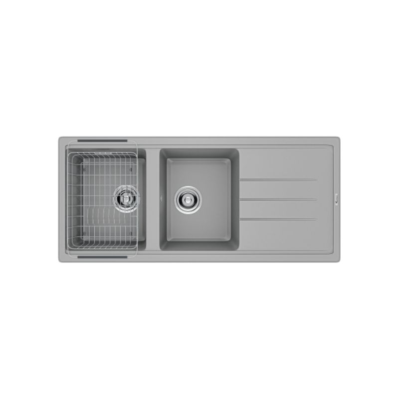 Chậu rửa bát Konox Granite Phoenix 1160 - Grey Chậu rửa bát Konox Granite Phoenix 1160 - Grey