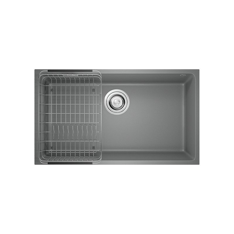 Chậu rửa bát Konox Granite Sink Naros 760S – Grey Chậu rửa bát Konox Granite Sink Naros 760S – Grey