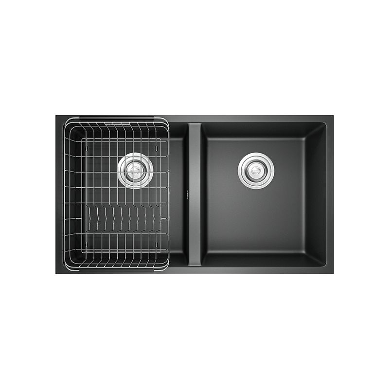 Chậu rửa bát Konox Granite Veloci 760D Black Chậu rửa bát Konox Granite Veloci 760D Black