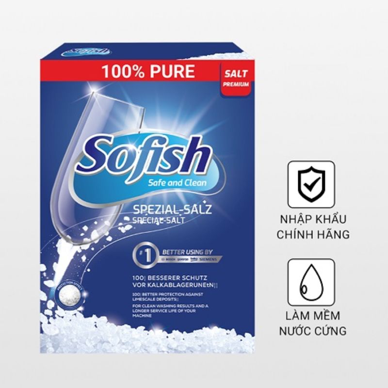 Muối tinh thể Sofish Premium 1.6kg Muối tinh thể Sofish Premium 1.6kg