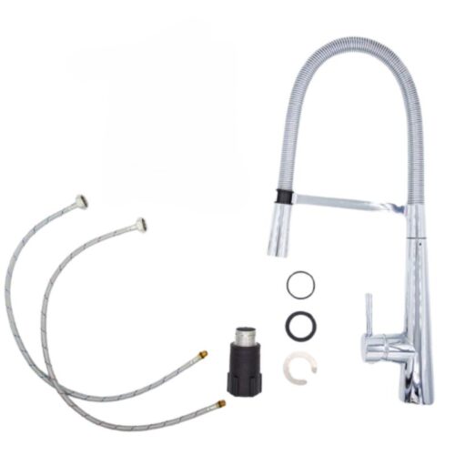Vòi rửa bát nóng lạnh Konox KN1909 4 Cấu tạo vòi rửa bát nóng lạnh Konox KN1909