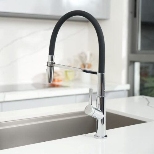 Vòi rửa bát nóng lạnh Konox Tema Chrome 3 Hình ảnh thực tế vòi rửa bát nóng lạnh Konox Tema Chrome